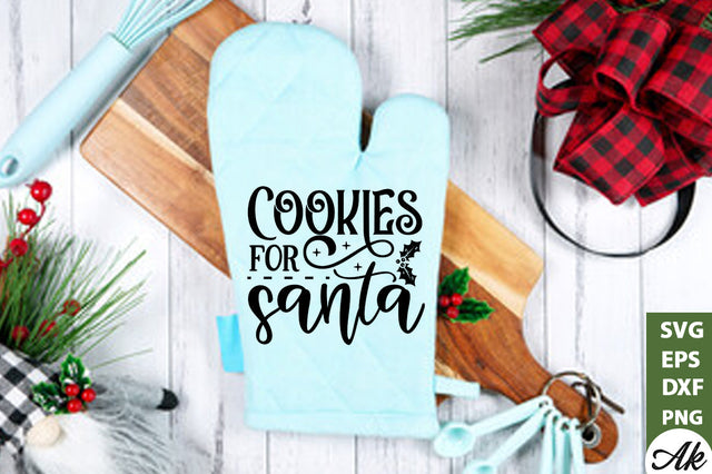 Cookies for Santa Pot Holder SVG SVG akazaddesign 