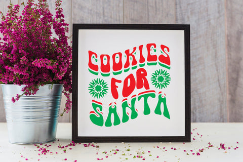 Cookies For Santa Retro SVG SVG Rafiqul20606 