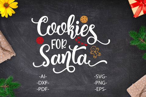 Cookies for Santa Svg | Christmas Cookie SVG | Christmas Shirt SVG | Christmas quote | Christmas Clipart | funny christmas,Cut file SVG 1uniqueminute 