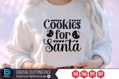 Cookies for santa SVG, Cookies for santa SVG DESIGNISTIC 