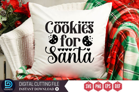 Cookies for santa SVG, Cookies for santa SVG DESIGNISTIC 