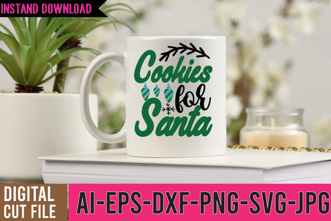Cookies For Santa SVG Cut File SVG BlackCatsMedia 