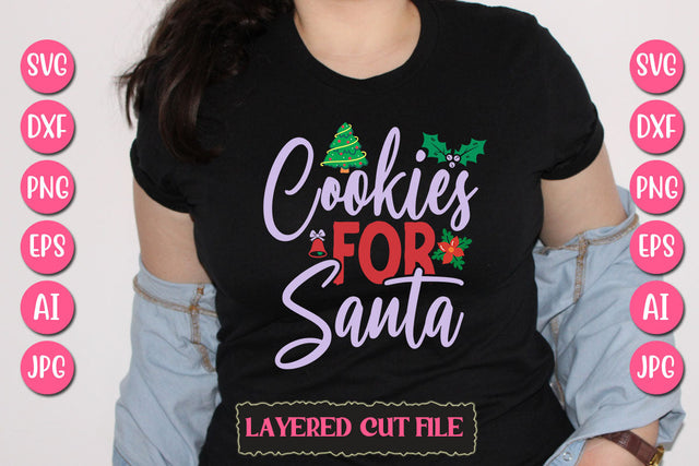 Cookies for Santa SVG Cut File SVG Newmockups 