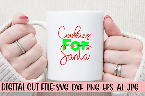 Cookies For Santa SVG Cut File SVG Syaman 