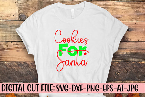 Cookies For Santa SVG Cut File SVG Syaman 