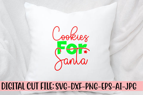 Cookies For Santa SVG Cut File SVG Syaman 