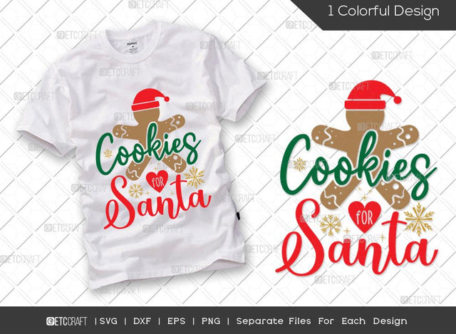 Cookies For Santa SVG Cut File | Whisk Svg | Christmas Cookies Svg | Baking Quote Svg | Merry Christmas Svg | Family Christmas Svg | T-shirt Design SVG ETC Craft 