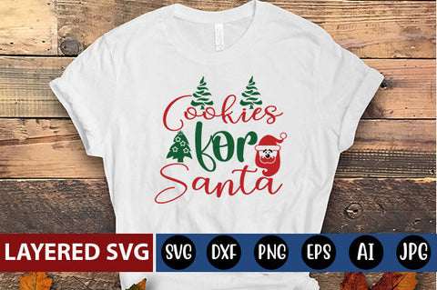 cookies for santa SVG cute file SVG Blessedprint 