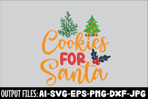 Cookies For Santa svg design SVG Rafiqul20606 