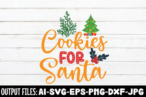 Cookies For Santa svg design SVG Rafiqul20606 