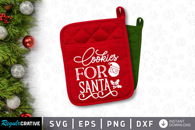 Cookies for santa SVG Design SVG Regulrcrative 