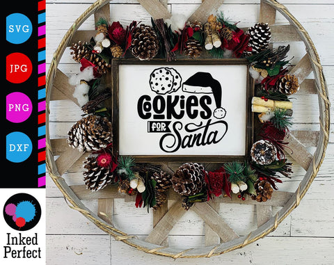 Cookies For Santa SVG Inked Perfect 