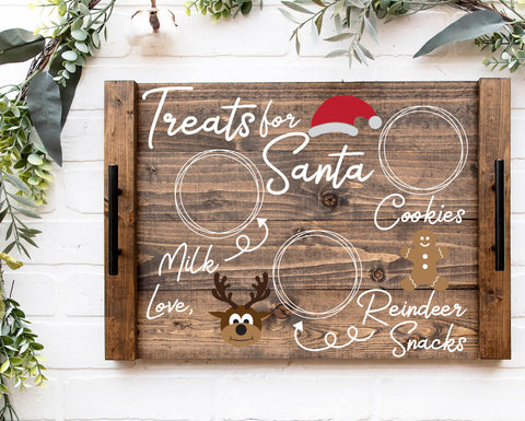 Cookies for Santa SVG | Santa Plate SVG | Santa Tray svg | Christmas SVG | Dear Santa svg | Santa svg | Carrots for the Reindeer | Cookie SVG What A Gem SVG 