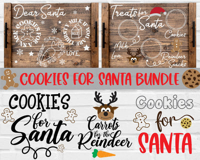 Cookies for Santa SVG | Santa Plate SVG | Santa Tray svg | Christmas SVG | Dear Santa svg | Santa svg | Carrots for the Reindeer | Cookie SVG What A Gem SVG 