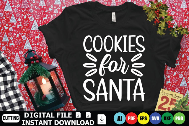 Cookies for Santa SVG Shahin alam 