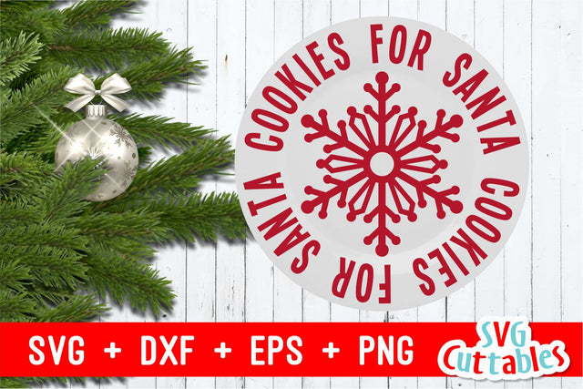 Cookies for Santa SVG Svg Cuttables 