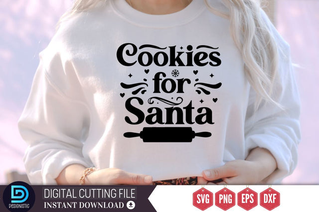 Cookies for santa SVG SVG DESIGNISTIC 