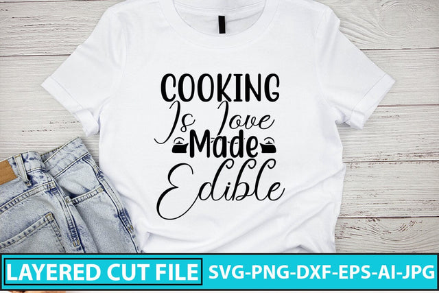 Cooking Is Love Made Edible SVG Design SVG Syaman 