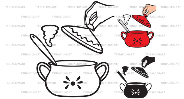 Cooking pot SVG TribaliumArtSF 