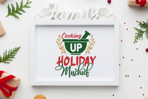 Cooking up holiday mischief SVG Angelina750 