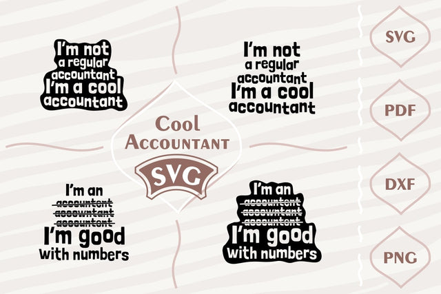 Cool Accountant - SVG bundle SVG Digital Mojito 