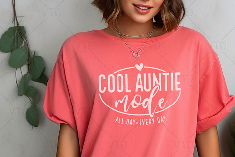 Cool Auntie Mode Svg Png Files, cool aunt club svg, Best Aunt Svg, Godmother Svg, Best Aunt Ever Svg SVG DesignDestine 
