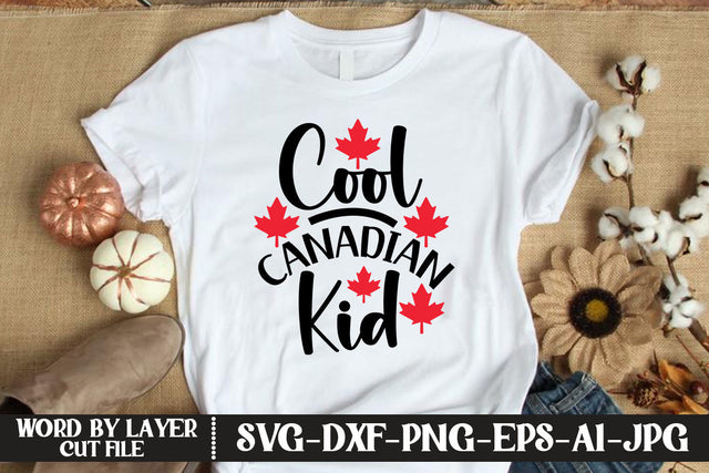 Cool Canadian Kid SVG CUT FILE SVG MStudio 