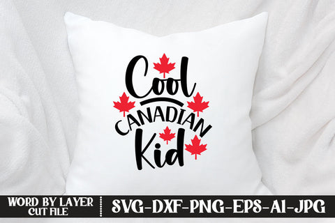 Cool Canadian Kid SVG CUT FILE SVG MStudio 