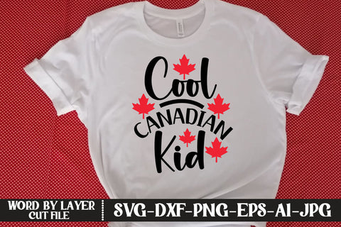 Cool Canadian Kid SVG CUT FILE SVG MStudio 