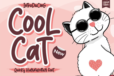 Cool Cat Font Letterena Studios 