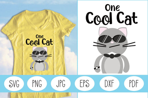 Cool Cat SVG | Cat SVG | Funny Cat SVG | Cat Pun SVG | Kitty SVG Angel Lynne Designs 