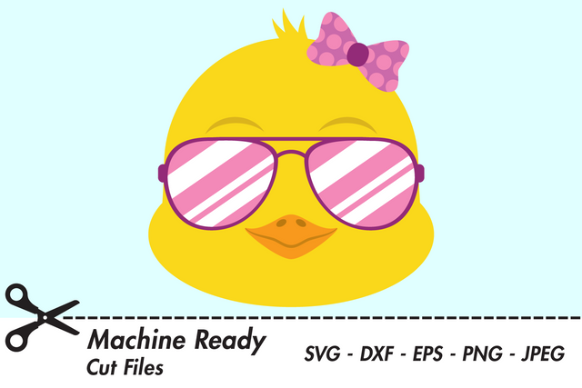 Cool Girl Chick Face With Shades | Farm SVG SVG Captain Creative 
