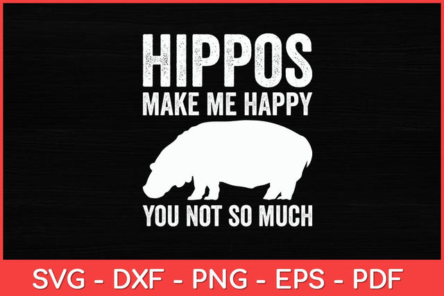 Cool Hippo Hippopotamus Safari Hippos Animal Cool Svg Design SVG artprintfile 