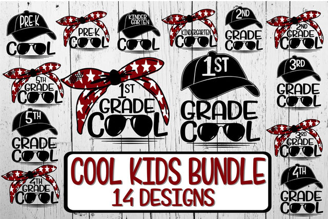 Cool Kids Bundle - 14 Designs SVG On the Beach Boutique