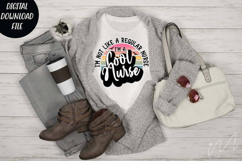 Cool nurse svg, I'm not like a regular nurse I'm a cool Nurse svg, Nurse cricut, funny nurse svg, nurse t shirt svg SVG Isabella Machell 