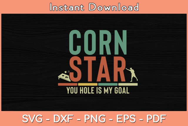 Cool Star You Hole Is My Goal Cornhole Svg SVG Helal 