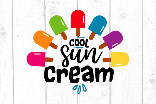Cool Sun Cream Svg SVG cricutfilesmg 