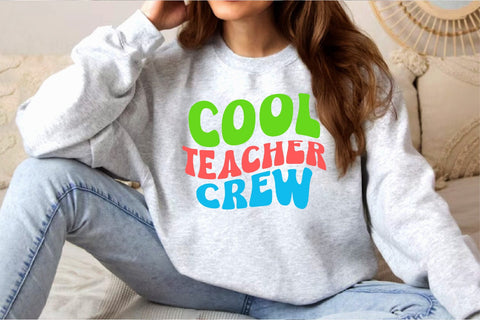 Cool Teacher Crew I Teacher Sublimation I Teacher Shirt PNG Sublimation Happy Printables Club 
