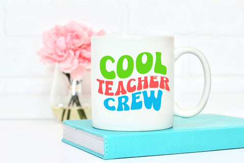Cool Teacher Crew I Teacher Sublimation I Teacher Shirt PNG Sublimation Happy Printables Club 
