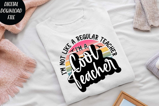 Cool teacher svg, cool teacher t shirt,teacher shirt svg, teacher gift svg,teacher appreciation svg,gift for teacher svg, teacher svg, back to school shirt svg, kindergarten teacher svg, back to school svg,funny teacher shirt SVG Isabella Machell 