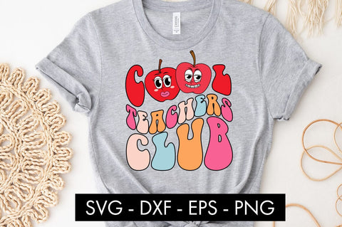 Cool Teachers Club SVG Cut File PNG Sublimation SVG Freeling Design House 