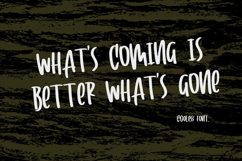 Cooless - Brush Font Font Dm Letter Studio 