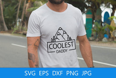 Coolest Daddy SVG File Free For Commercial Use SVG Ikonart Design Shop 