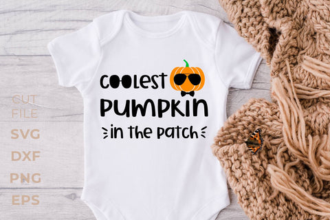 Coolest pumpkin in the patch SVG KMarinaDesign 