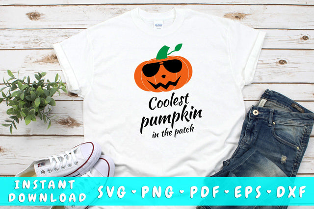 Coolest Pumpkin In The Patch SVG SVG HappyDesignStudio 