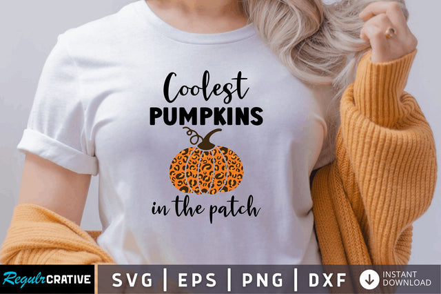 Coolest pumpkin in the patch SVG SVG Regulrcrative 