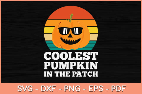 Coolest Pumpkin In The Patch Toddler Boys Halloween Svg Design SVG artprintfile 