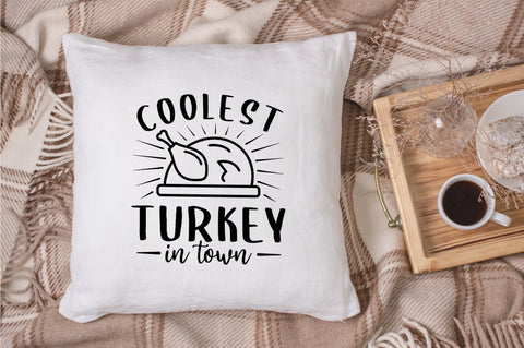Coolest Turkey in Town SVG Design SVG futivesvg 