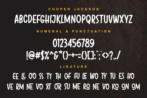 Cooper Jackson Font Dumadistyle 