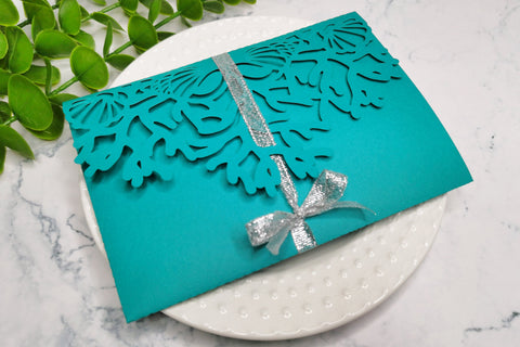 Coral invitation svg, Beach wedding svg SVG CuttingLineStore 